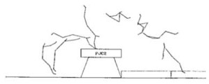 stick figure handspring front